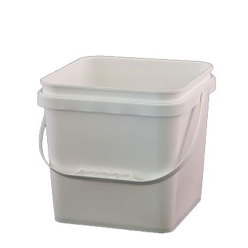 SQUARE PAIL 4.5Kg - [13L]  WITH HANDLE  w/o LID