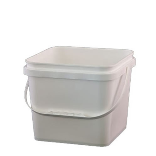 SQUARE PAIL 2.25Kg -[6.5L]WITH HANDLE w/o LID